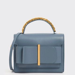 Charles and Keith - 【美品】Charles&Keith チャールズアンドキース ボウディテールバッグ