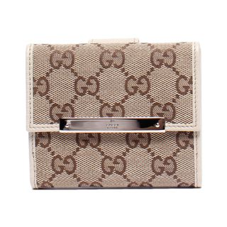 グッチ(Gucci)の美品 グッチ GUCCI 二つ折り財布 レディース(財布)