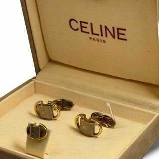 CELINE セリーヌ　カフリンクス　ネクタイピン　セット　ゴールド　4040(カフリンクス)