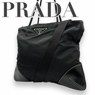 プラダ(PRADA)の美品　PRADA プラダ　E12　ナイロン　2way　トートバッグ　三角ロゴ(トートバッグ)