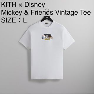 KITH - KITH × Disney Mickey Vintage Tシャツ ミッキー 白