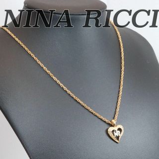 NINA RICCI - ニナリッチ　NINA RICCI NR ロゴ　ネックレス　ゴールド　1304