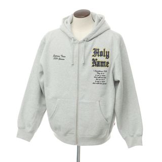 シュプリーム(Supreme)の【中古】シュプリーム Supreme 2024年春夏 Salvation Zip Up Hooded Sweatshirt ジップアップ パーカー グレー【サイズXL】【メンズ】(パーカー)