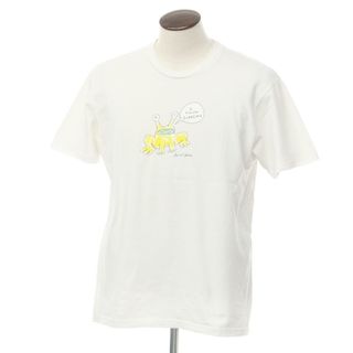 シュプリーム(Supreme)の【中古】シュプリーム Supreme 2020年春夏 Daniel Johnston Frog Tee コットン 半袖Ｔシャツ ホワイト【サイズL】【メンズ】(Tシャツ/カットソー(半袖/袖なし))