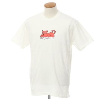 シュプリーム(Supreme)の【中古】シュプリーム Supreme 2024年春夏 Toy Machine Devil Cat Tee コットン 半袖Ｔシャツ ホワイト【サイズM】【メンズ】(Tシャツ/カットソー(半袖/袖なし))