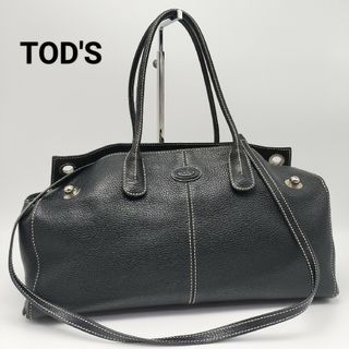 トッズ(TOD'S)の未使用に近い✨トッズ　2wayバッグ　レザー　ブラック　黒(トートバッグ)