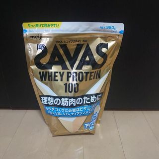 ザバス(SAVAS)のザバス SAVAS ホエイプロテイン100 バニラアイスクリーム味　980g(プロテイン)