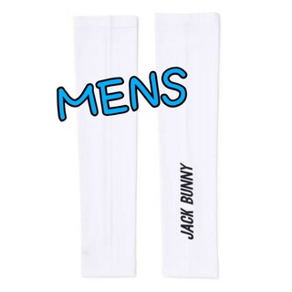 ジャックバニー(JACK BUNNY!!)のジャックバニー　パーリーゲイツ　アームカバー　ホワイト　完売品　新品　メンズ(ウエア)