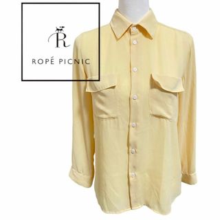 ロペピクニック(Rope' Picnic)のRope' Picnic ロペピクニック　イエロー　シャツ　ブラウス　キレイめ(シャツ/ブラウス(長袖/七分))