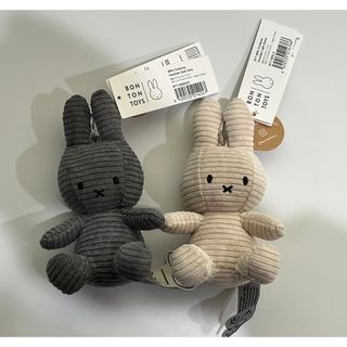 miffy - 新品未使用タグ付き  ミッフィー コーデュロイ  ぬいぐるみ キーホルダー