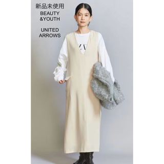 BEAUTY&YOUTH UNITED ARROWS - 未使用♦BEAUTY & YOUTHダブルクロスジャンパースカート-2WAY- 