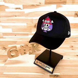 ニューエラー(NEW ERA)の超激レア【ニューエラ×ワンピース】限定コラボ エース メッシュキャップ 黒×紫(キャップ)