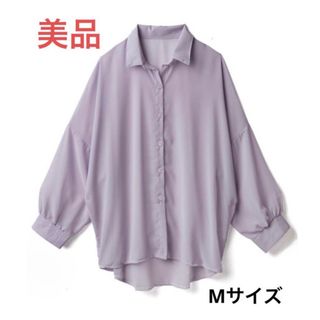 グレイル(GRL)の【美品】GRL ボリュームスリーブルーズシアーシャツ [at1315](シャツ/ブラウス(長袖/七分))