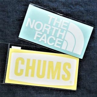 2枚組 TNF CHUMS ステッカー NN32347 WH CH62-1484