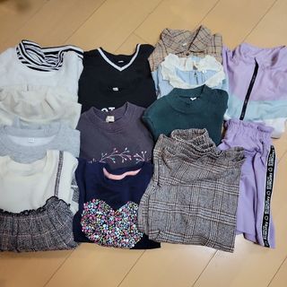 ユニクロ(UNIQLO)のまとめ売り女の子130(Tシャツ/カットソー)