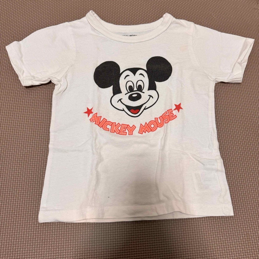 GLOBAL WORK(グローバルワーク)のグローバルワーク　ディズニー　ミッキー　Tシャツ キッズ/ベビー/マタニティのキッズ服女の子用(90cm~)(Tシャツ/カットソー)の商品写真