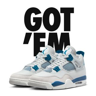 ナイキ(NIKE)のNike Air Jordan 4 Retro Industrial Blue(スニーカー)