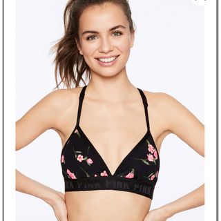 Victoria's Secret - 花柄スポーツブラジャー VS PINK XSサイズ　新品未使用