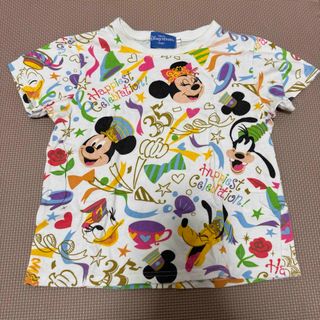 ディズニー(Disney)のディズニー　ランド　オフィシャル　Tシャツ　総柄　35周年(Tシャツ/カットソー)