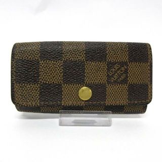 ルイヴィトン(LOUIS VUITTON)のLOUIS VUITTON(ルイヴィトン) キーケース ダミエ ミュルティクレ4 N62631 エベヌ ダミエ･キャンバス(キーケース)