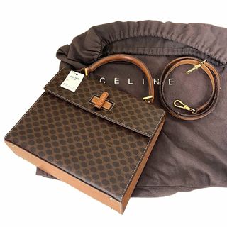 セリーヌ(celine)のセリーヌ　バッグ　ヴィンテージ　ターンロック　マカダム　2WAY　ショルダー(ハンドバッグ)