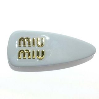 MIU MIU(ヘアアクセサリー ・ ブルー・ネイビー/青色系)の MIU MIU(ヘアアクセサリー ・ ブルー・ネイビー/青色系)の