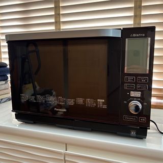 パナソニック(Panasonic)の美品★2017年製パナソニックBistroビストロNE-BS60E4-T(電子レンジ)