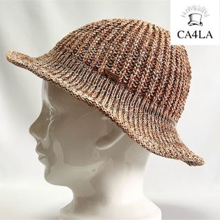 カシラ(CA4LA)の【新品】CA4LAカシラ 日本製さらっと感が心地いいワイヤーブリムコットンハット(ハット)