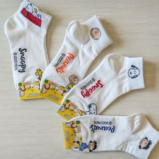 スヌーピー(SNOOPY)のSNOOPYソックス4足セット(ソックス)