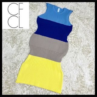 ✨ほぼ未使用✨CFCL FLUTED DRESS  23SS ノースリーブ(ひざ丈ワンピース)