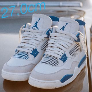 ナイキ(NIKE)のNike Air Jordan 4 Retro Industrial Blue(スニーカー)