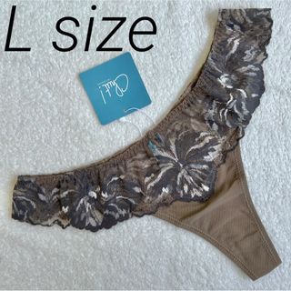 シュットインティメイツ(Chut! INTIMATES)のchut! ダークブラウン ストリングL未使用新品 (ショーツ)