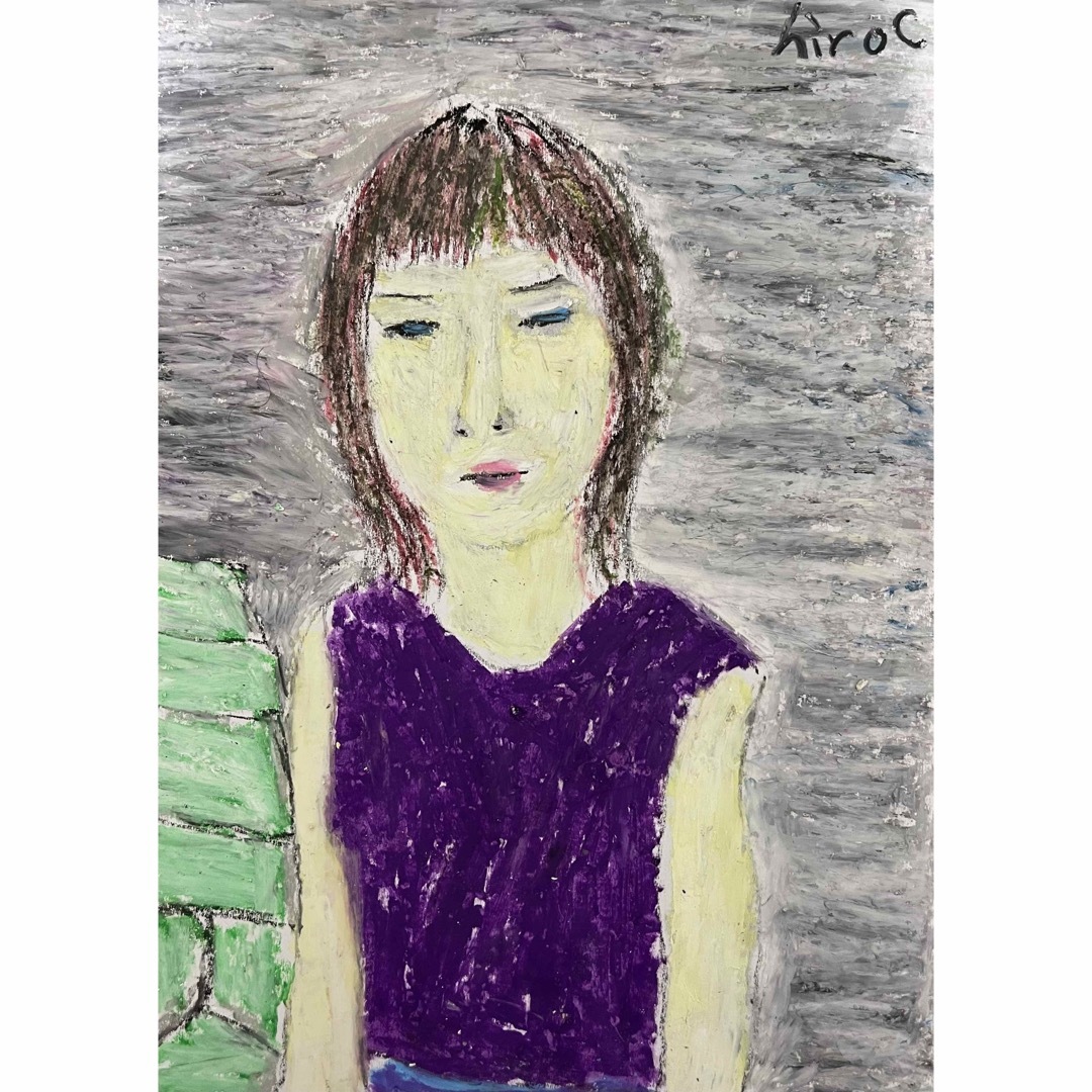 絵描きhiro C「愛なき愛」 エンタメ/ホビーの美術品/アンティーク(絵画/タペストリー)の商品写真