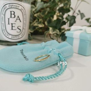 ティファニー(Tiffany & Co.)のティファニーTトゥルーバンドリング　10号　Ꮶ18イエローゴールド　指輪(リング(指輪))