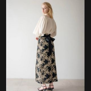 acka jacquard pencil skirt(ロングスカート)