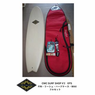 CMC SURF SHOP 6’2　EPS カスタムペイント（USED）SET(サーフィン)