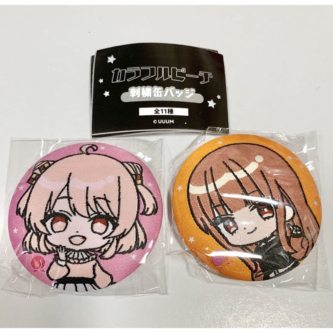 BUSHIROAD - カラフルピーチ 刺繍 缶バッジ 2種セット ♪の通販 BUSHIROAD - カラフルピーチ 刺繍 缶バッジ 2種セット ♪の通販