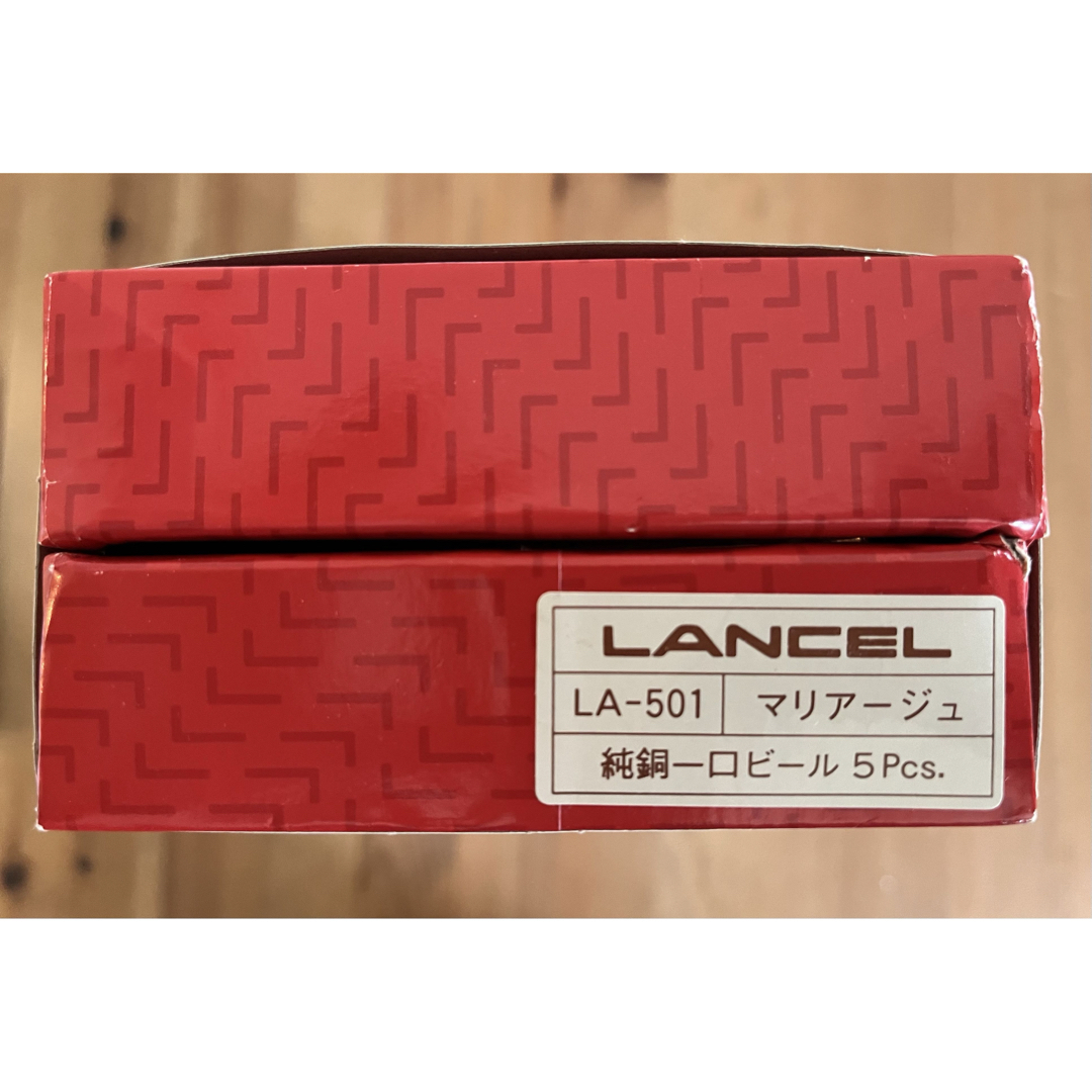 LANCEL(ランセル)のLANCEL ランセル グラス コップ 純銅　ビールグラス 5点 マリアージュ インテリア/住まい/日用品のキッチン/食器(グラス/カップ)の商品写真