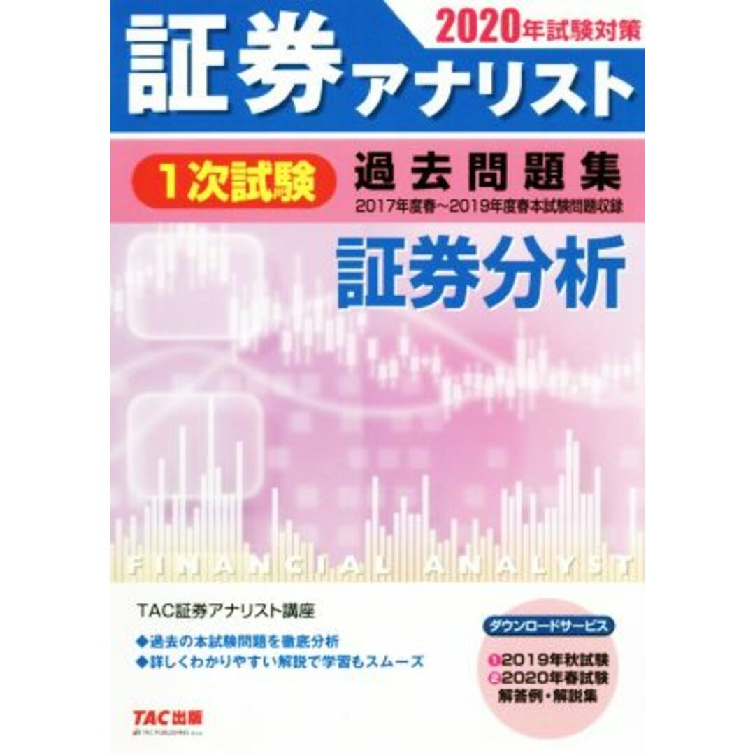 証券アナリスト　１次試験　過去問題集　証券分析(２０２０年試験対策)／ＴＡＣ株式会社(著者) エンタメ/ホビーの本(資格/検定)の商品写真