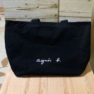 アニエスベー(agnes b.)の【最終お値下げ!!】アニエスベー　トートバッグ　黒　大容量　45×28×19(トートバッグ)