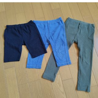 ユニクロ(UNIQLO)の100cm　パンツ　3枚セット(パンツ/スパッツ)