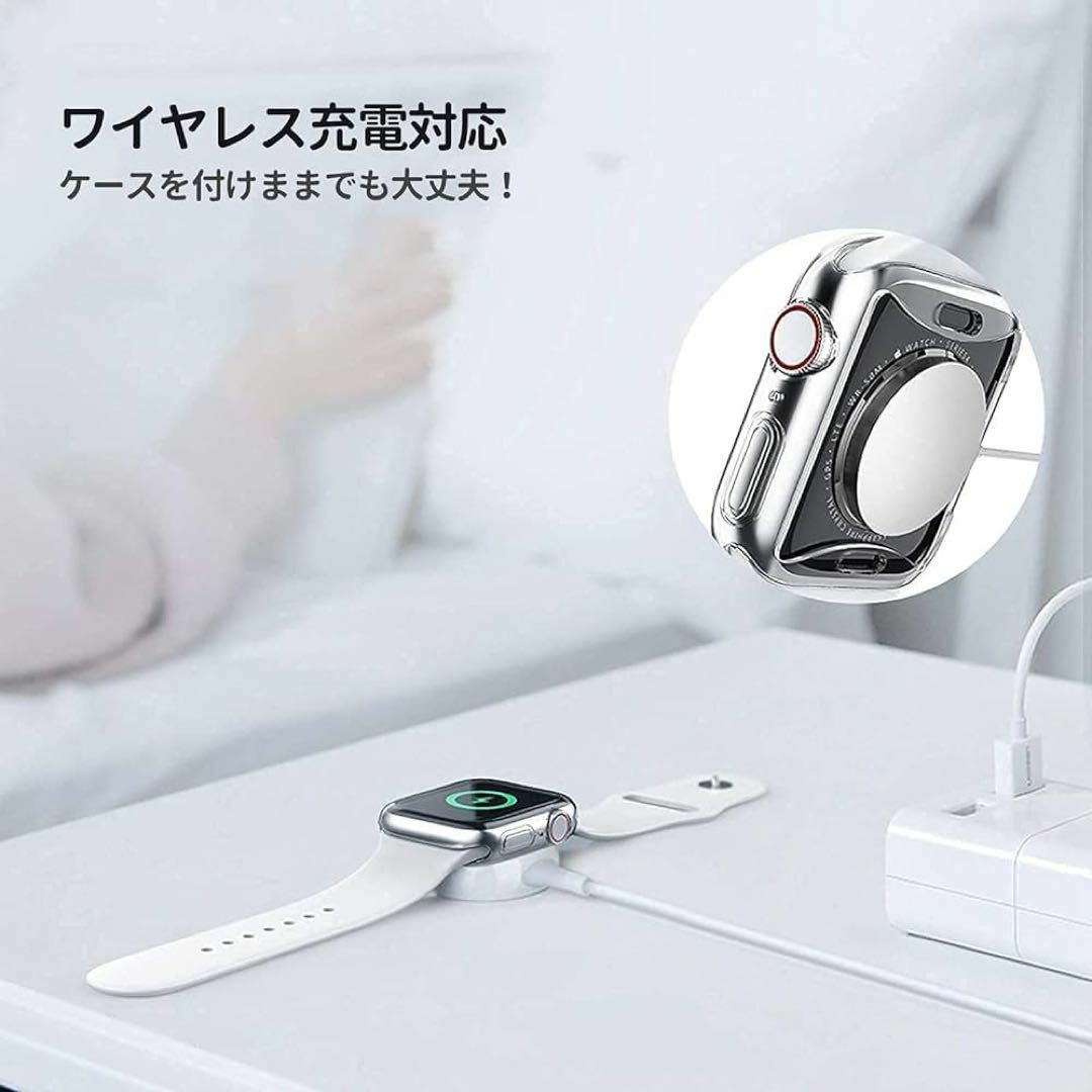 Apple Watch 45mm カバー 保護 耐衝撃  クリア シリコン メンズの時計(その他)の商品写真