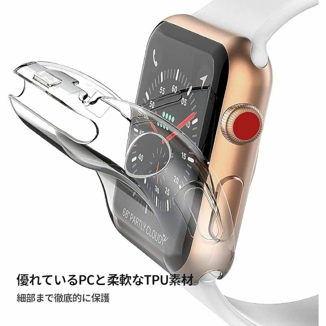 Apple Watch 45mm カバー 保護 耐衝撃  クリア シリコン メンズの時計(その他)の商品写真