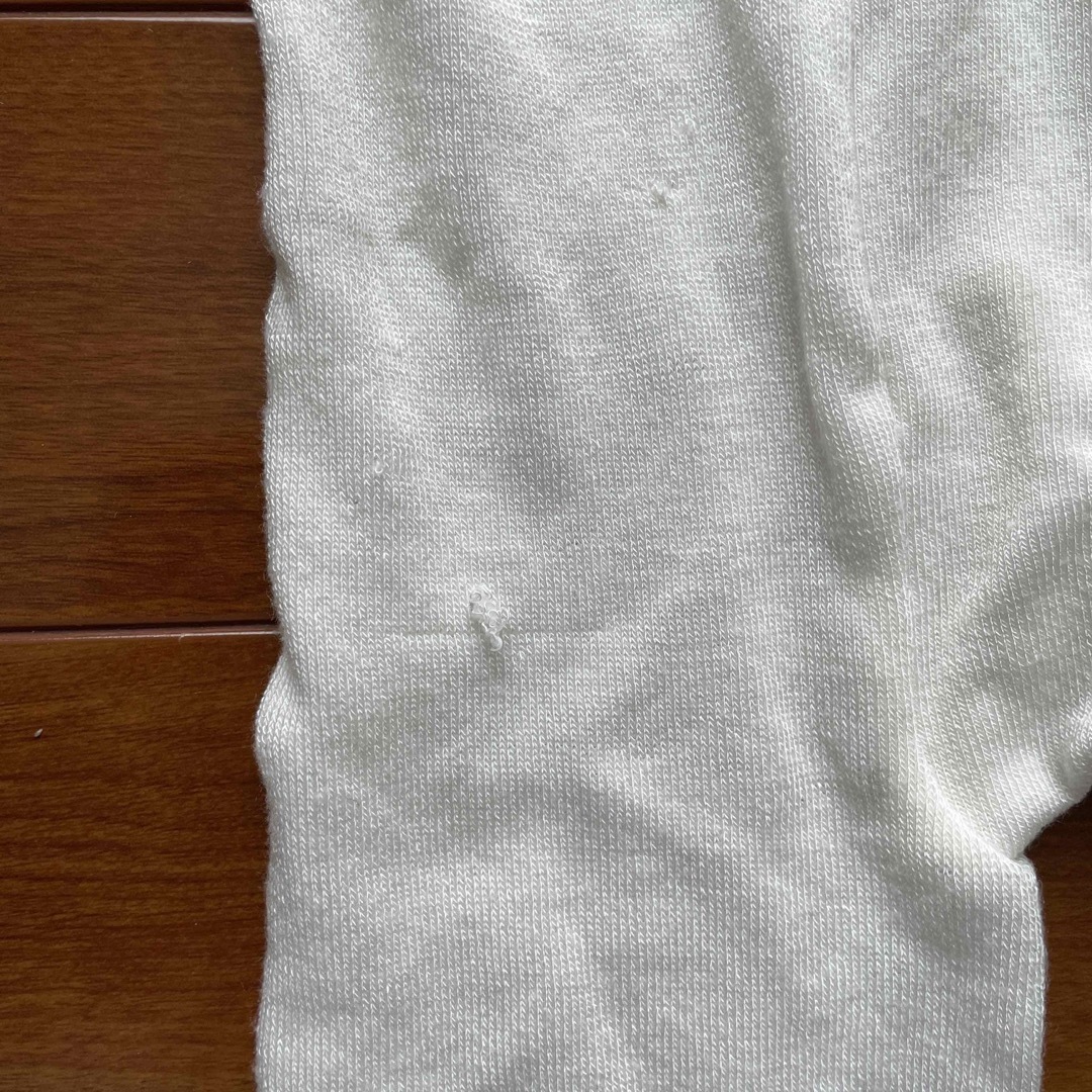 白　レギンス　スパッツ　120cm キッズ/ベビー/マタニティのこども用ファッション小物(靴下/タイツ)の商品写真