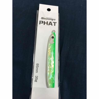 サミーズ　PHAT 35g ライムバック腹グローホワイトシェル(ルアー用品)