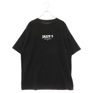 ユニフォームエクスペリメント(uniform experiment)のUNIFORM EXPERIMENT ユニフォームエクスペリメント 23SS ×fragment design JAZZY 5 ICON WIDE TEE フラグメントデザイン ジャージー 5 アイコンワイド 半袖Tシャツ ブラック UE-230005(Tシャツ/カットソー(半袖/袖なし))