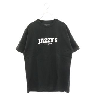 ユニフォームエクスペリメント(uniform experiment)のUNIFORM EXPERIMENT ユニフォームエクスペリメント 23SS ×fragment design JAZZY 5 TEE フラグメントデザイン ジャージー 5 半袖Tシャツ ブラック UE-230007(Tシャツ/カットソー(半袖/袖なし))