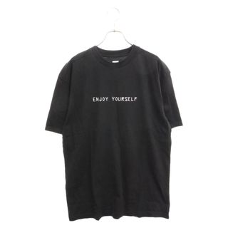 SEQUEL シークエル ENJOY YOURSELF Tee エンジョイ ユアセルフ 半袖Tシャツ ブラック(Tシャツ/カットソー(半袖/袖なし))