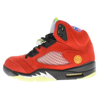 ナイキ(NIKE)のNIKE ナイキ AIR JORDAN 5 RETRO SE WHAT THE CZ5725‐700 エアジョーダン5 レトロ ハイカットスニーカー ワットザ レッド/イエロー 26cm/US8(スニーカー)