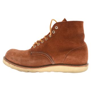 レッドウィング(REDWING)のRED WING レッド ウイング CLASSIC WORK Round-toe クラシック ワーク ラウンドトゥ カッパー アビレーン ラフアウト スウェード ブーツ ライトブラウン 8813(ブーツ)